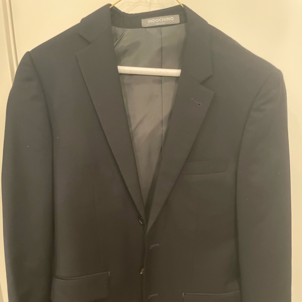 Black Indochino Suit